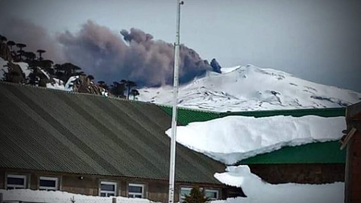 Volcán Copahue. Fuente: (Twitter)
