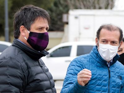 Gaido y Gutiérrez inauguraron una importante obra en el Parque Industrial: los detalles