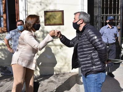 Reunión clave: Arabela Carreras junto al líder de ATE Río Negro