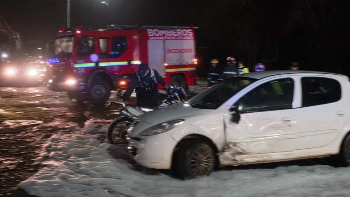 Accidente en ruta 40, cerca de San Martín de los Andes. Fuente: (RSM)