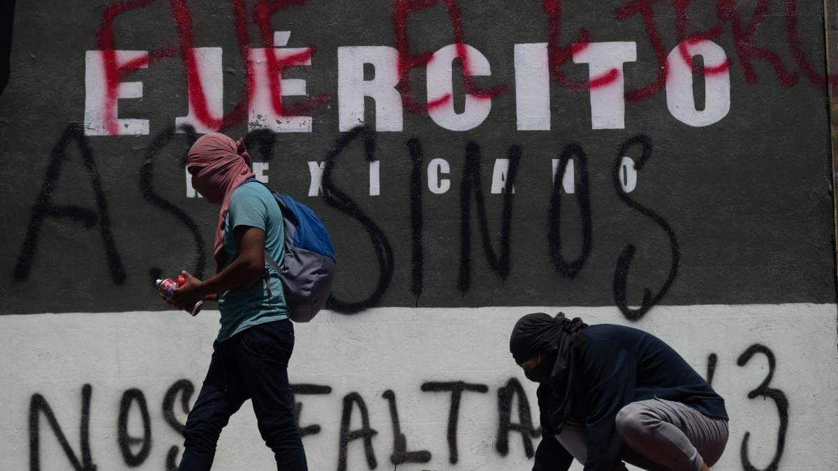 Protesta por caso Ayotzinapa