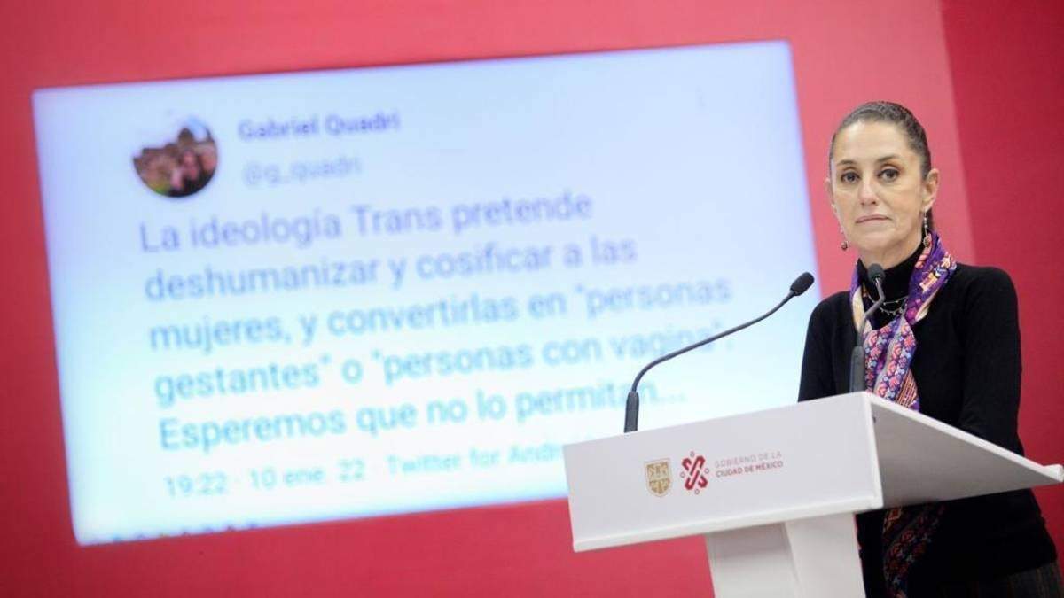 Claudia Sheinbaum comentó el tuit del diputado federal
