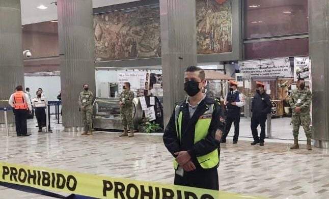 Cafetería de Mexicana de Aviación en el AICM