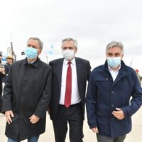Schiaretti y Llaryora recibieron a Alberto Fernández en la provincia de Córdoba