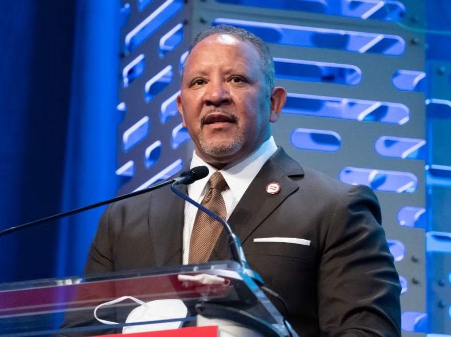 ARCHIVO - El presidente y director general de la National Urban League, Marc Morial, habla en la conferencia anual del organismo, el 22 de julio de 2022