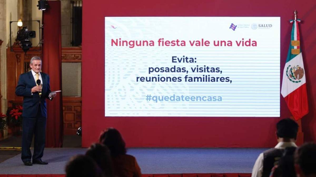 Juan Ángel Rivera Dommarco, director general del Instituto Nacional de Salud Pública, en la conferencia