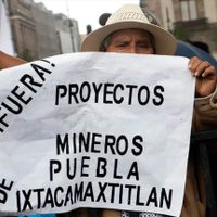 Comunidades de Puebla exigen que minera canadiense pague por daños al ambiente