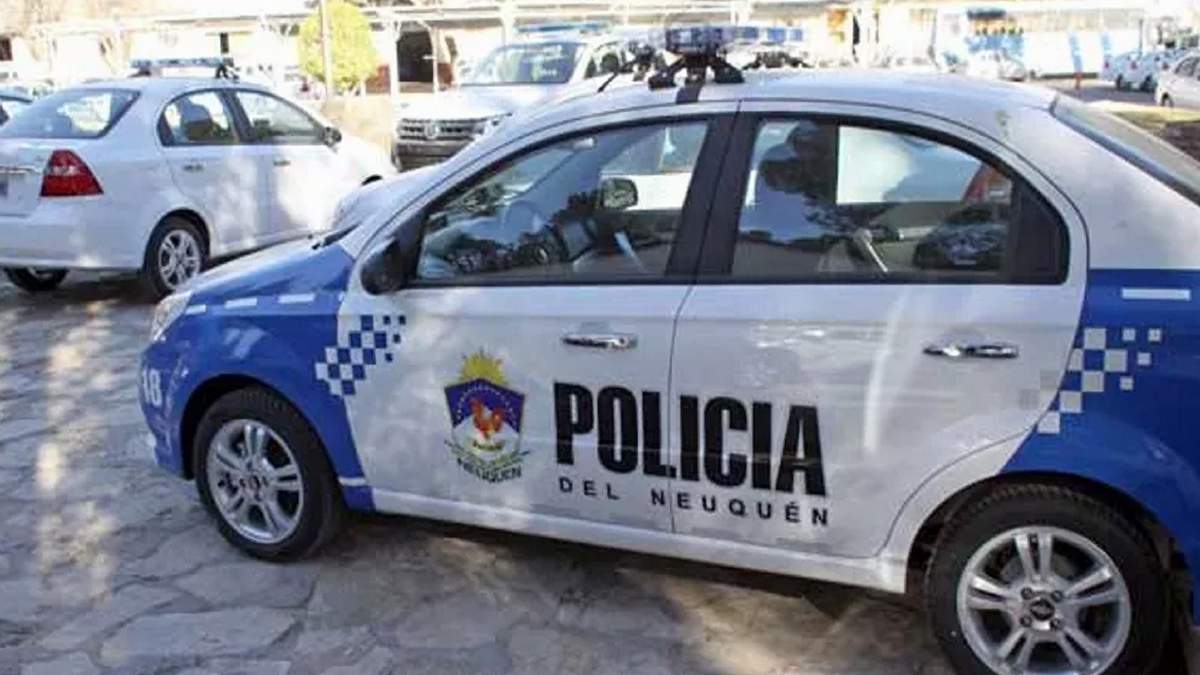 Policía de Neuquén. Fuente: (Twitter)