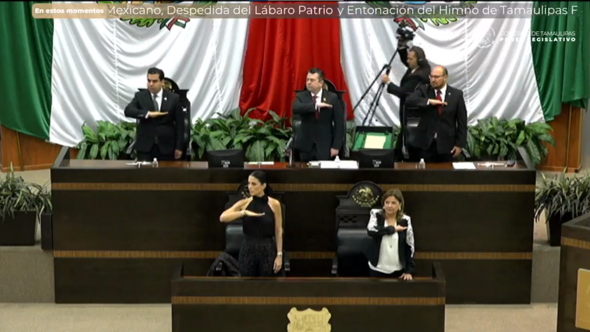 Sesión Pública y Solemne del Congreso del Estado libre y soberano de Tamaulipas