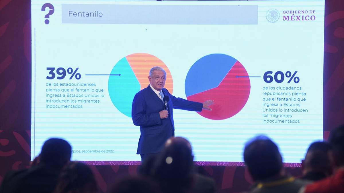 El presidente habla sobre uso del tema del fentanilo para ganar votos en EU