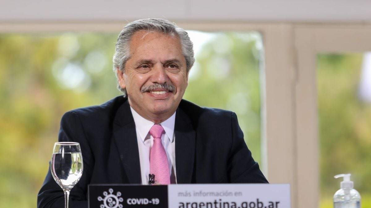 El presidente de la Nación, Alberto Fernández. Fuente: (Twitter)