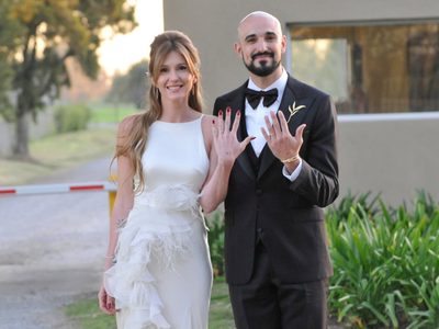 Llena de rosas y elegancia: conocé los lujosos detalles de la boda de Abel Pintos y Mora Calabrese