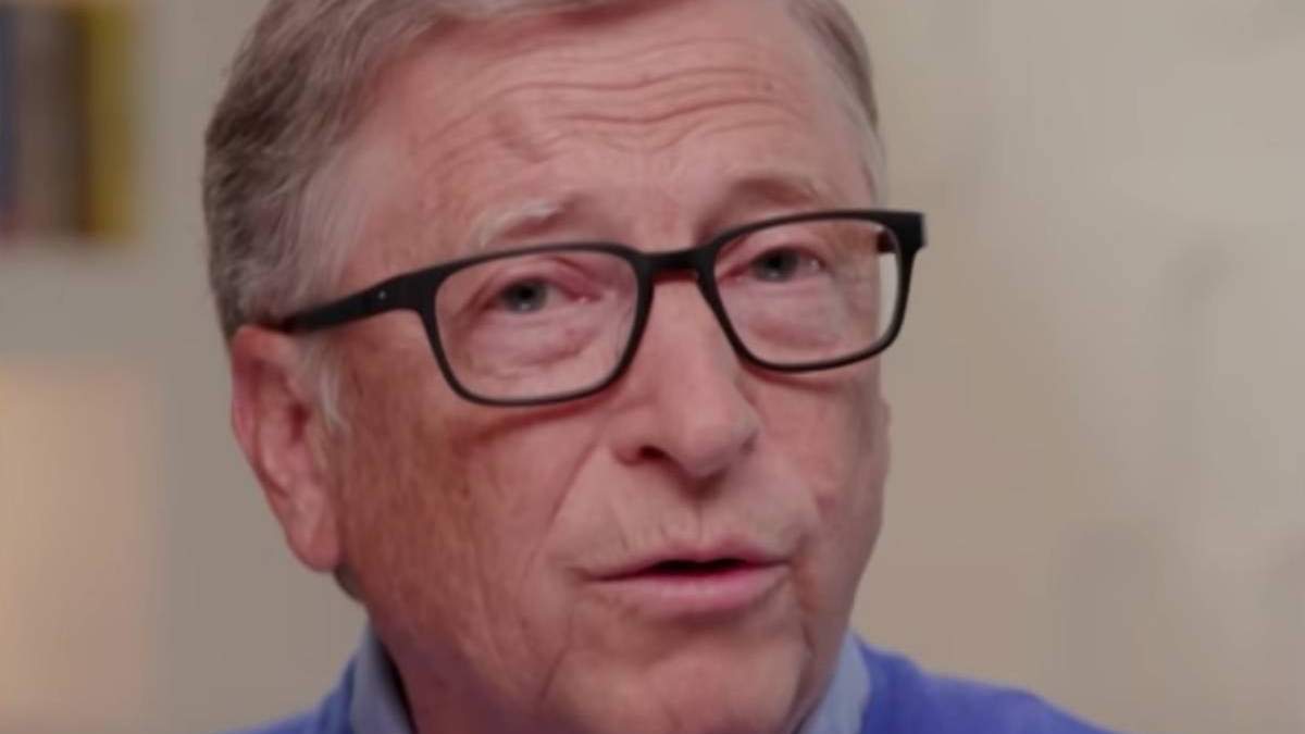 Bill Gates en la entrevista