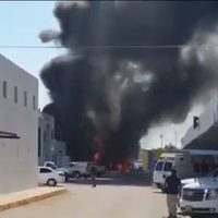 Explota y se incendia delegación de la FGR en Culiacán