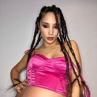 Melody Luz mostró la tierna carita de su bebé