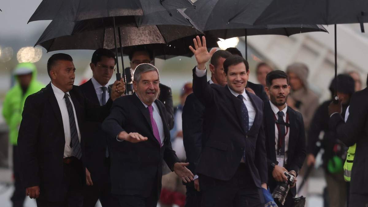 Arribo de Marco Rubio a México