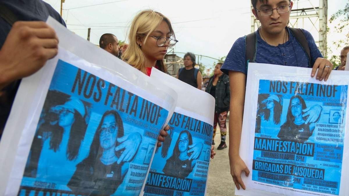 La búsqueda de la joven