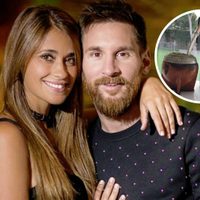 Por encargo y personalizados: Leo Messi y Antonela Roccuzzo presumen de sus equipos de mate