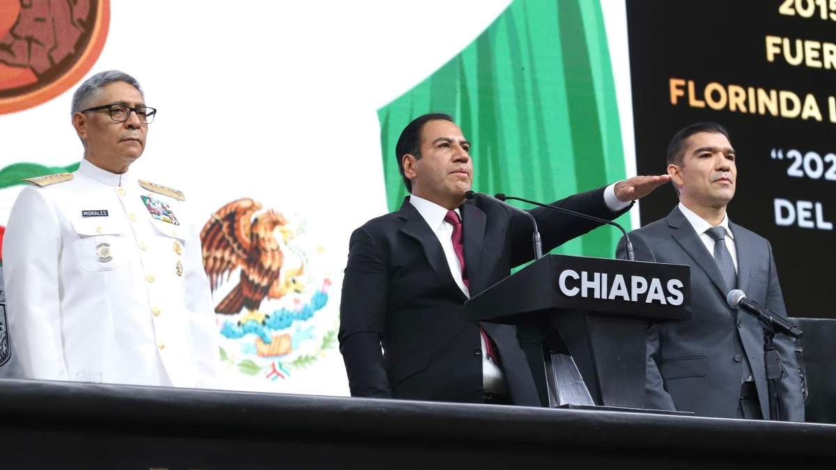 Toma de protesta de Eduardo Ramírez Aguilar como gobernador de Chiapas