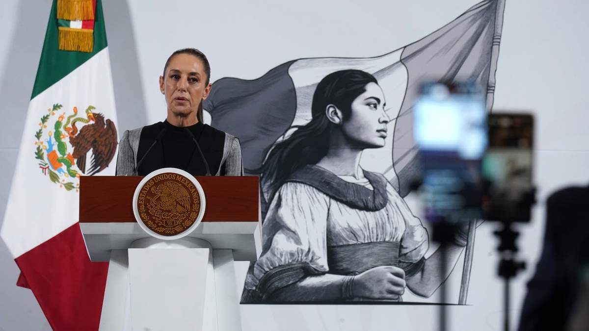 Claudia Sheinbaum en su conferencia del martes