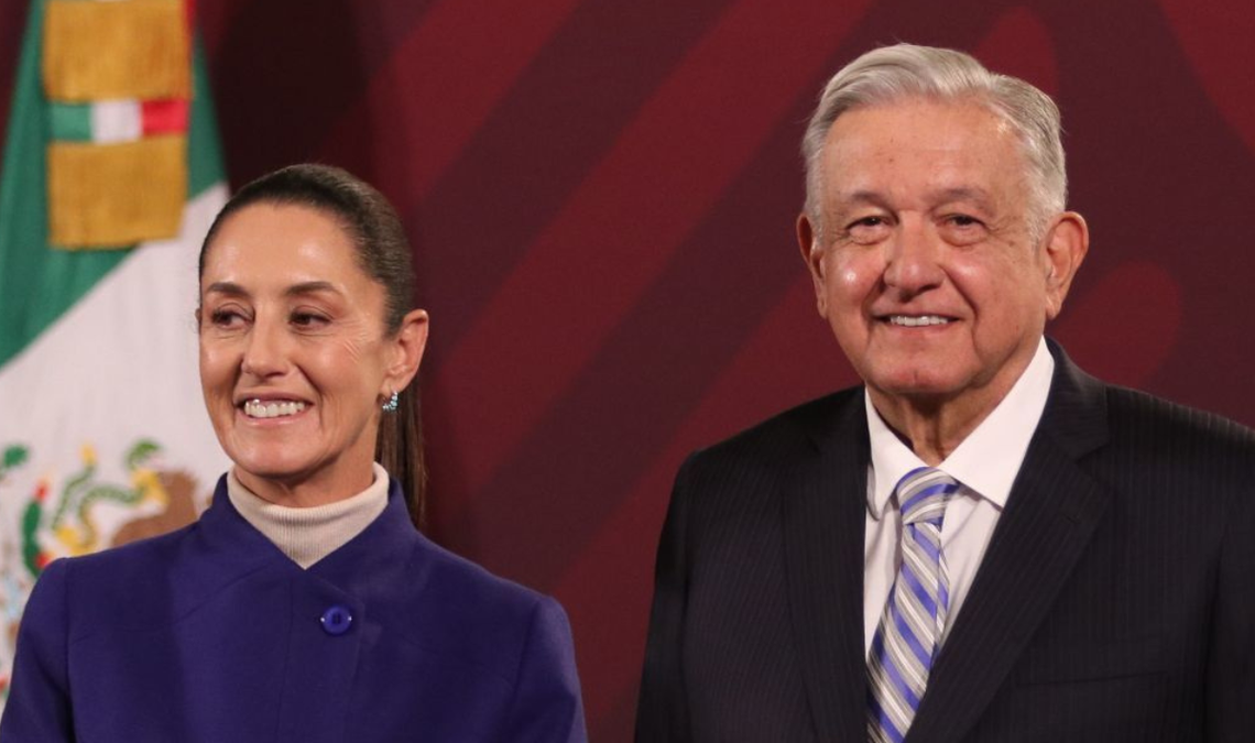 Claudia Sheinbaum y AMLO
