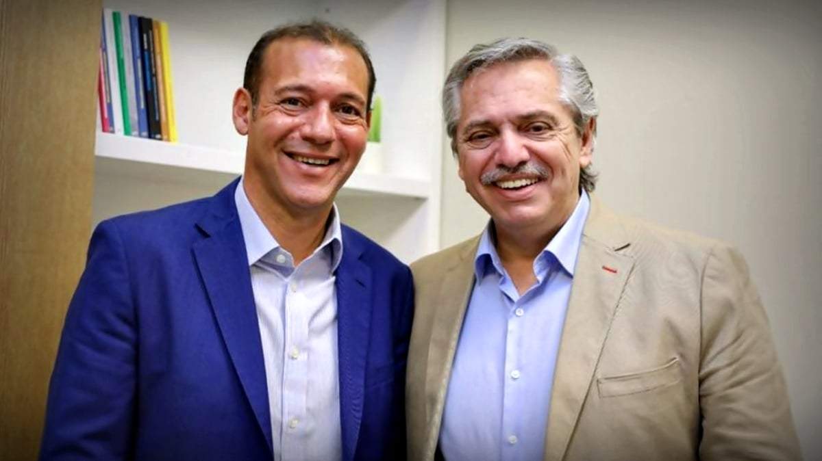 Gutiérrez con Fernández. Fuente: (Instagram)