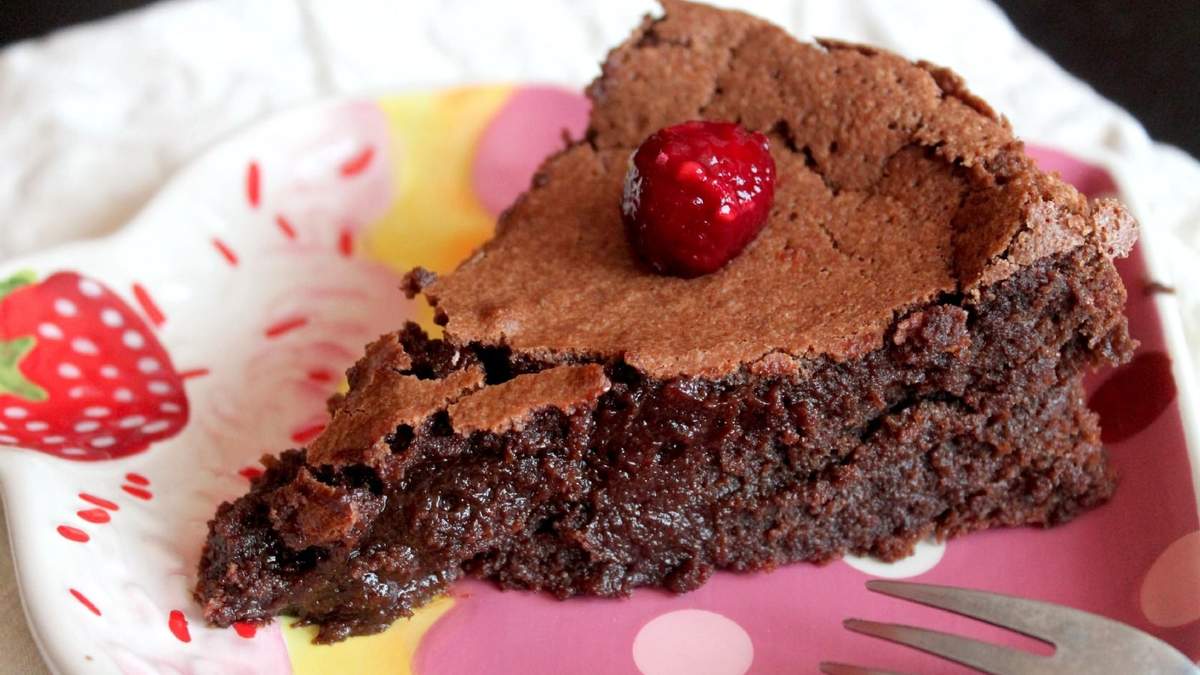 Torta de chocolate sin harina. Fuente: (Instagram)