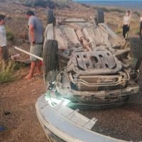 Manejaba borracho por la Ruta 40 y volcó