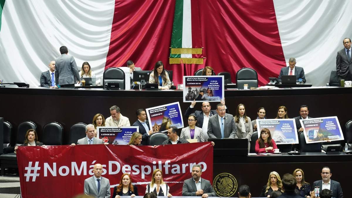 Protesta de la opisición