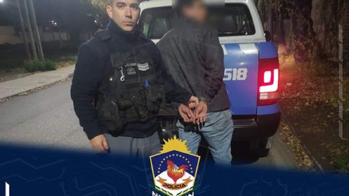 Detenido en 12 de Septiembre y Andalgalá. Foto Prensa Policía