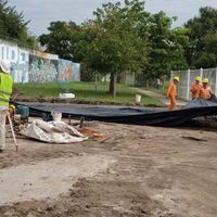 Se levanta Tres de Febrero: construyen el Hospital Modular de Emergencia para paliar el coronavirus