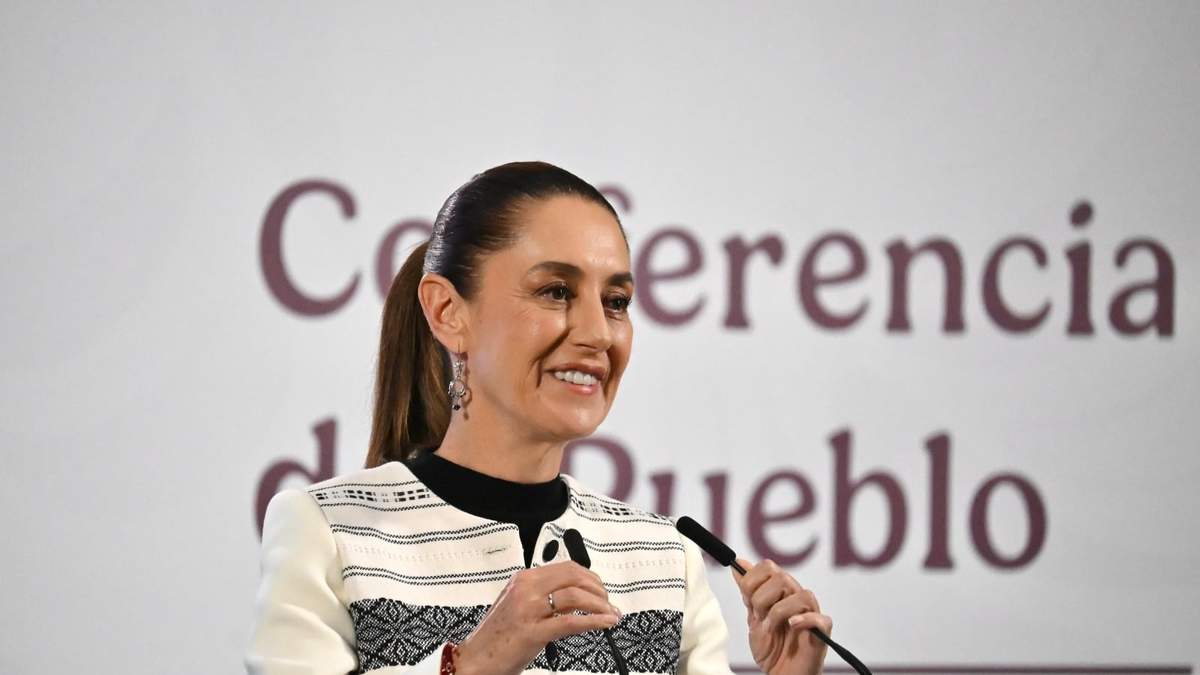 Claudia Sheinbaum en la conferencia matutina