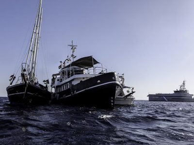 Barcos israelíes rodearon a la flotilla humanitaria Sumud Global