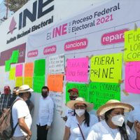 Salgado Macedonio llama a protestar en casetas y carreteras por fallo del INE