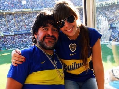 “Campeones”: Dalma Maradona recordó a su padre tras el triunfo de Argentina y causó emoción