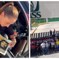Profesores de la SNTE-CNTE protestan en visita de Sheinbaum a Chiapas (Video)
