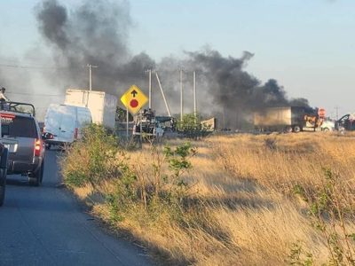Ataque con drones y explosivos deja un policía herido en la frontera chica de Tamaulipas