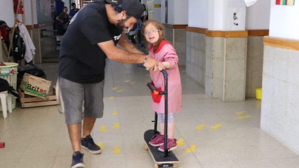 El prototipo lo desarrolla Alan Pastoriza, el papá de Theo, un pequeño con discapacidad. Fuente: (Facebook)