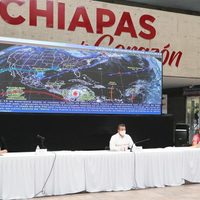 Por "Iota", gobernador pide a chiapanecos retirarse de lugares de riesgo