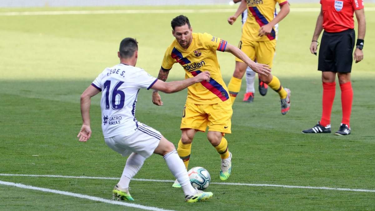 Lionel Messi vs Valladolid. Fuente (Instagram)