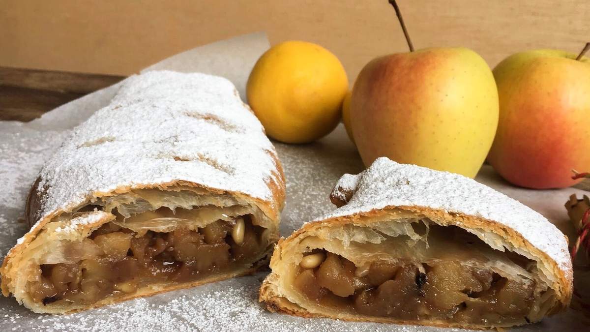 Strudel de manzana. Fuente: (Google)