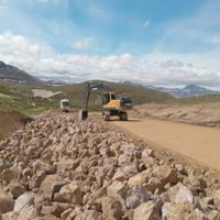 La obra de asfalto sobre la Ruta 23 avanzó casi hasta la mitad