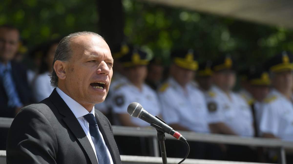 Sergio Berni, ministro de Seguridad de la Provincia de Buenos Aires. Fuente: (Twitter)