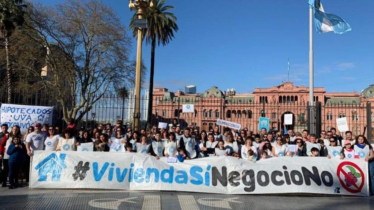 Hipotecados UVA Autoconvocados. Fuente: (Twitter)