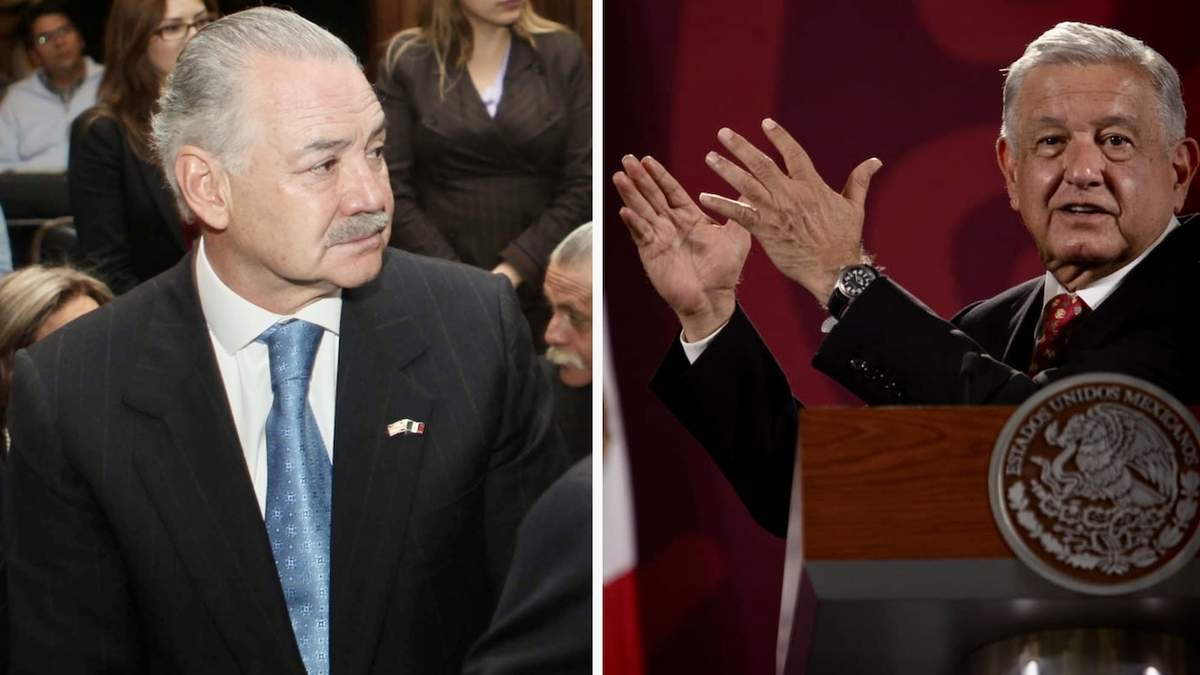 Raúl Salinas de Gortari y el presidente López Obrador