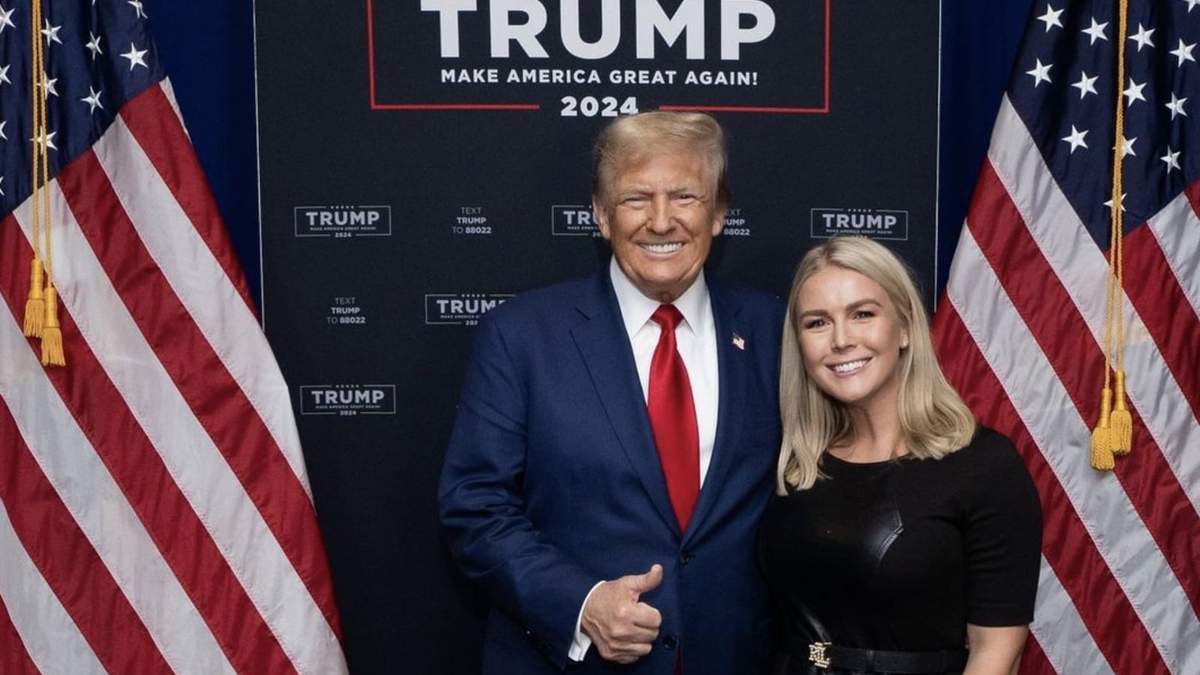 Donald Trump y su futura portavoz
