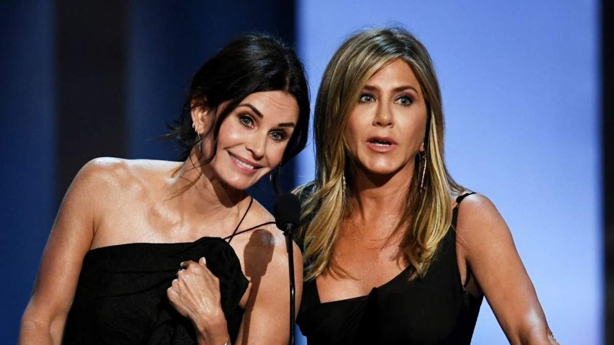 Jennifer Aniston y Courteney Cox. Fuente: (Twitter)