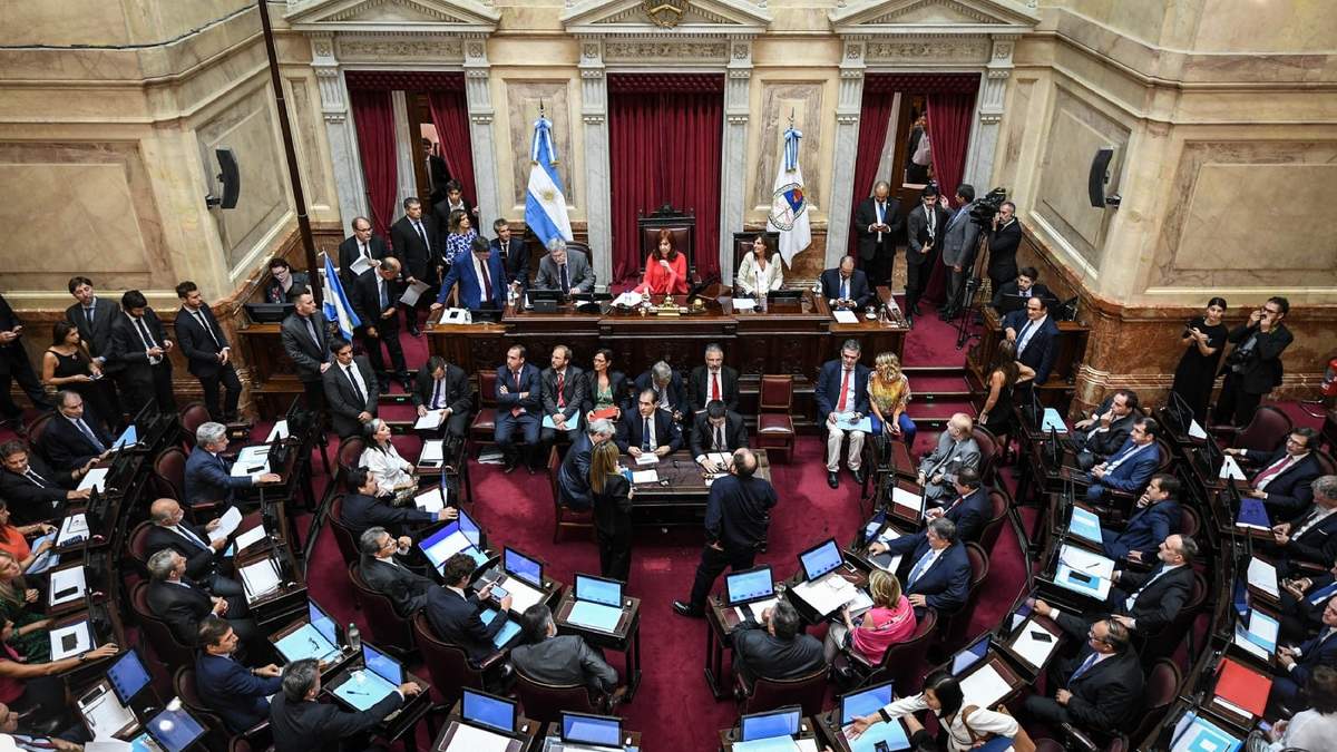 Senado de la Nación. Fuente: (Twitter)