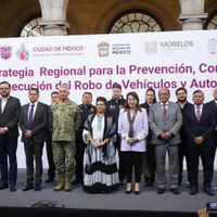 CDMX, Edomex, Morelos, Hidalgo y Puebla crean estrategia contra el robo de vehículos y autopartes