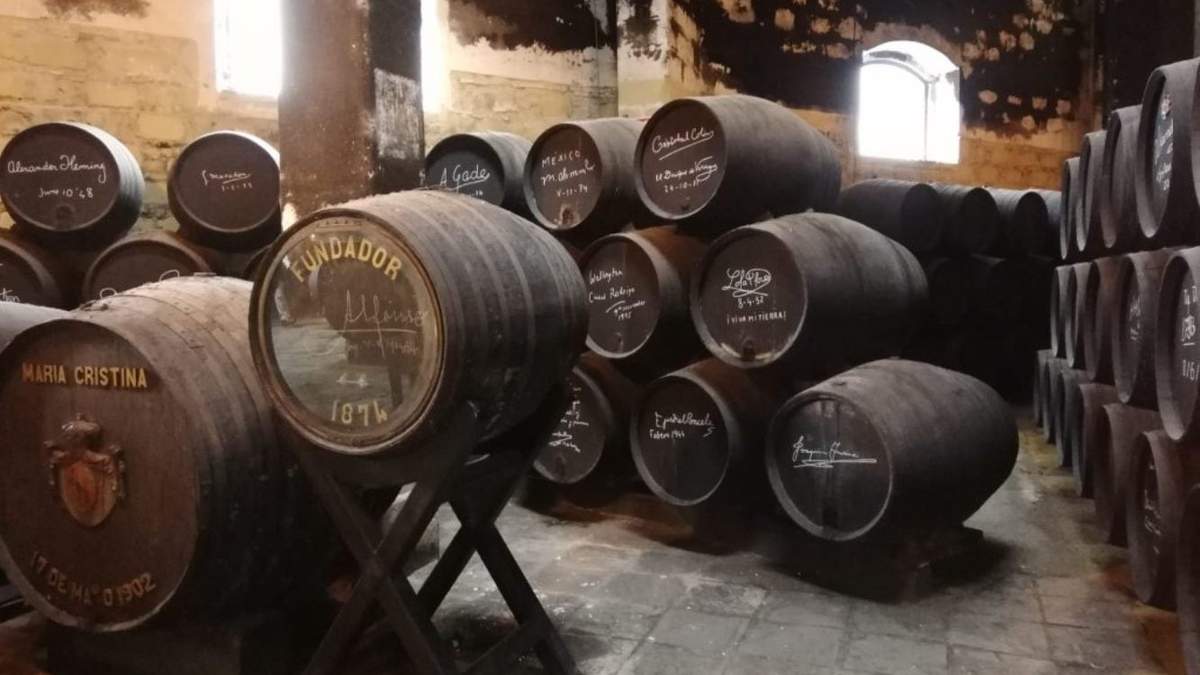 Caída de las ventas de vino de Jerez. Fuente: (Facebook)